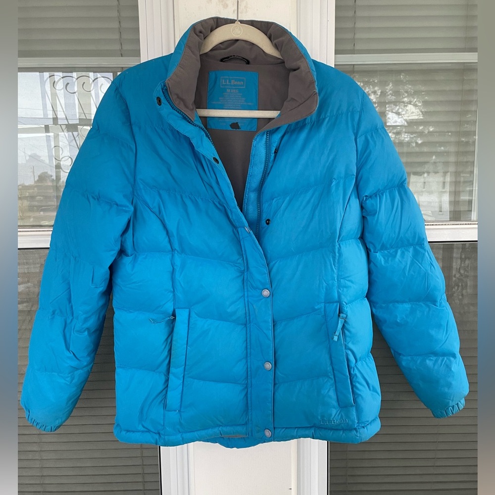 L.L. Bean Women's Goose Down Puffer Winter Coat